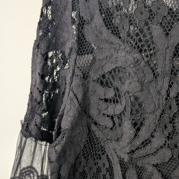 Ontwelfth Mesh Sleeve Lace Blouse - US L - Picture 6 of 8